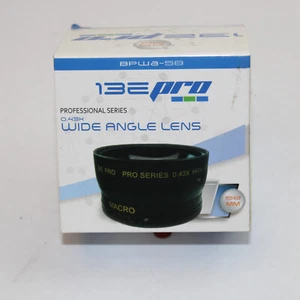 NEW! I3ePro Series .43x Wide Angle/Macro Lens Attachment (BPWA-58) {1141} - Picture 1 of 3