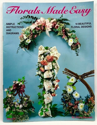 1993 LT Florals Made Easy libretto istruzioni MM1881 14 disegni seta vintage 10638 - Immagine 1 di 3