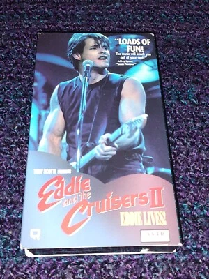Eddie And The Cruisers 2 Eddie Lives VHS Rock'n'Roll Adventure Classic Avid - Image 1 of 4