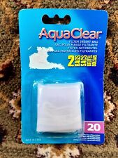 AquaClear Filter Insert Nylon Media Bag For Aquarium - 20 gallon - 2 Count Pack