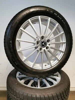 4 Winterreifen 215 55 R18 Mercedes GLA Klasse W156 18" Alufelgen Winterräder - Bild 1 von 4