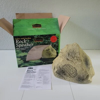 Living Accents Lawn and Garden Rock Speaker (distressed box) - Image 1 of 4