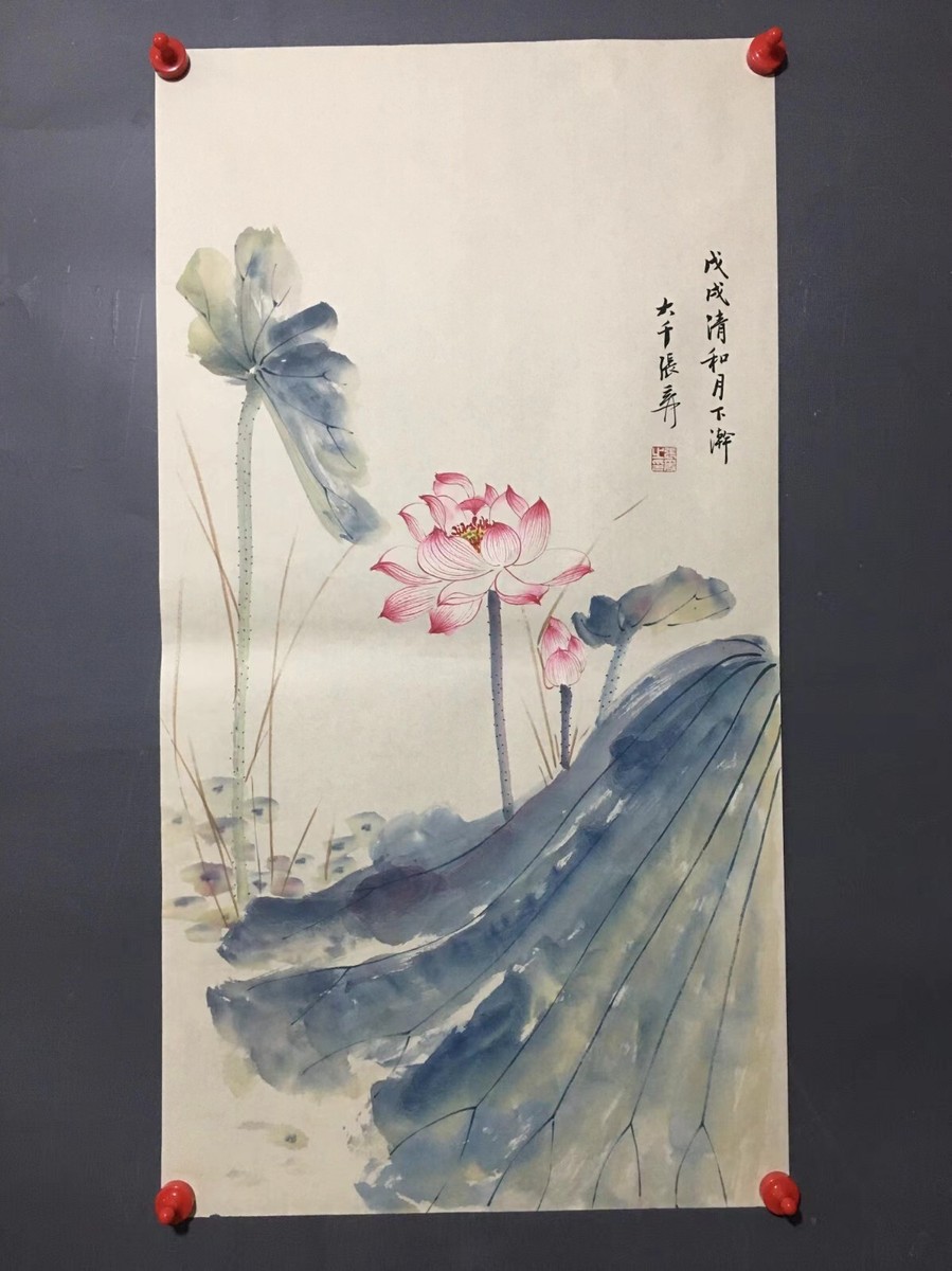 中国美術品　工筆画　陳年　陳半丁　半丁老人　サイズ　59✖️84cm 1900-1940 年中国画作、画卷| eBay