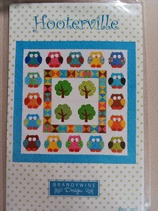 Brandywine Design Hooterville Applique Owls Trees 46"x46" Quilt Pattern M11 - Picture 1 of 2