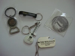 5 Assorted Bottle Opener/Key chains *Collectible  - Picture 1 of 2