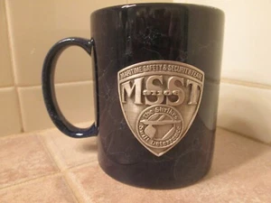 EQUIPO DE SEGURIDAD MARÍTIMA... TAZA DE CAFÉ REMOLINO AZUL - Imagen 1 de 5