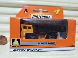 Matchbox 1998 #7 Orange PLANIER RAUPE *GERMAN Issue +GERMAN Box New in C9 Box - Picture 1 of 4