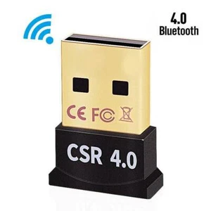 Wireless Bluetooth USB 4.0 CSR Dongle Adapter Receiver for PC Windows 7 8 10 - Picture 1 of 10