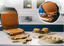 Piastra Griglia Grill Bistecchiera Elettrica Titanio Ceramica Zero Grassi e Fumo