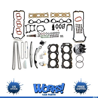 Timing Chain Kit & Head Gasket Set For 2000 2001 Dodge Durango 4.7L SOHC - Image 1 of 4