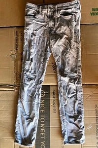 American Eagle Herren Jeans Größe 29x30 grau Skinny distressed - Bild 1 von 4