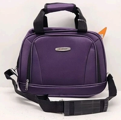 ROCKLAND Purple & Black Carry On Travel Bag Purse - Removable Adjustable Strap - Image 1 of 4
