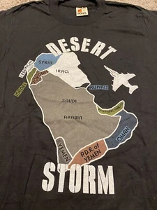 Operazione Desert Storm 1991 vintage *NUOVO VECCHIO STOCK MADE IN USA PUNTO SINGOLO - Foto 1 di 7