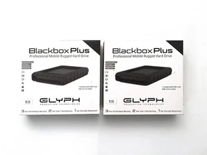 GLYPH Blackbox PRO fast USBC Stackable Rugged External HD 2 x 1 TB= 2TB +7200RPM - Picture 1 of 10