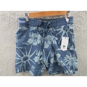 NWT Vissla Sofa Surfer MOKULEIA 17” Shorts Palm Tree Boys Size Large $45 MSRP - Picture 1 of 11