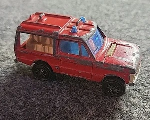 MAJORETTE #246 - RANGE ROVER - FIRE VEHICLE - DIECAST - FRANCE - 1:60  - Picture 1 of 8