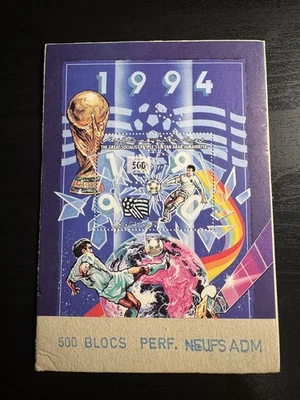 Libia - Copa Mundial de la FIFA cancelada / muestra anulada MS en tarjeta de empresa de impresora Foto 1 de 2