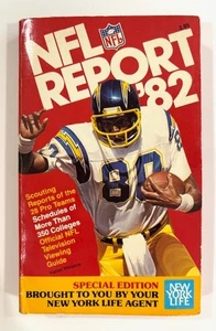 Vintage 1982 NFL Scouting Reports on 28 Pro Teams Book Kellen Winslow Cover NFL - Picture 1 of 5
