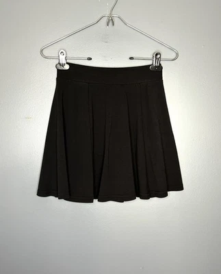 H&M Divided Skirt Womens XS Flared High Waist Pleated Mini Zip Flowy Sexy Y2K - Image 1 of 4