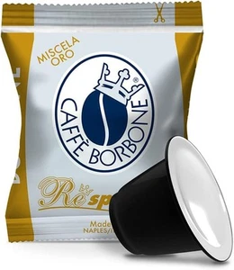 CAFFE BORBONE | RESPRESSO | 300 RESPRESSO MISCELA ORO | 3 SCATOLA DA 100 CAPSULE - Foto 1 di 4