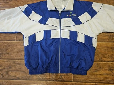 90s Vintage Windbreaker Y2K Jacket LARGE  - Image 1 of 4