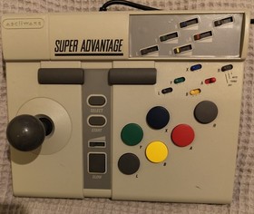 AsciiWare Ascii Super Advantage Joystick Controller Super Nintendo SNES