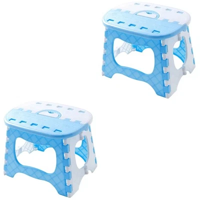  2 Pack Schemel Klappbar Hocker Zusammenklappbar Für Kinder Kindermöbel - Bild 1 von 4