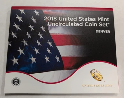 2018 Uncirculated Coin Set U.S Mint Government Packaging Denver Mint OGP COA - Image 1 of 3