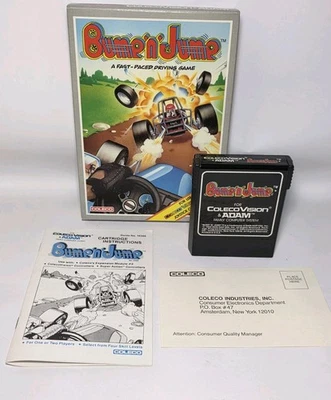 BUMP 'N' JUMP Colecovision & ADAM COMPLETE CIB MINTY! - Image 1 of 4