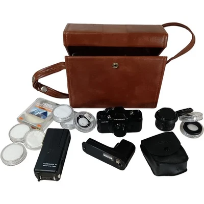 Pentax Auto 110 SLR Film Camera w/ Accessories & Case ** Untested ** - Preloved - Image 1 of 4