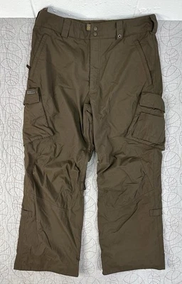 Pantalones Burton Para Hombre Marrón XL Carga Nylon Impermeable Esquí Snowboard Rendimiento Foto 1 de 4