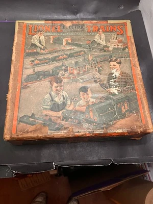 LIONEL PREWAR TRAIN SET #248  LOCOMOTIVE &629 & 630 O GUAGE ORIGINAL BOXED - Image 1 of 4