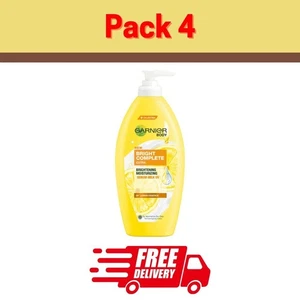 Garnier Bright Complete Extra Bright & Repair Serum Milk UV Body Lotion 400ml 4x - Picture 1 of 7