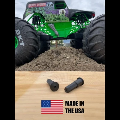 (2) Carbon Fiber Front Axles - Mega Grave Digger Megalodon Spiderman RC Truck - Image 1 of 4