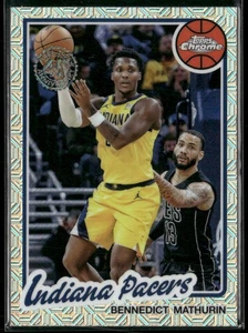 2025-26 Topps Bennedict Mathurin TC-BM Pacers 1980-81 Chrome - Bild 1 von 2