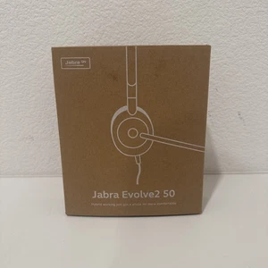 Casque stéréo filaire Jabra Evolve2 50 avec réduction active du bruit - Photo 1/2