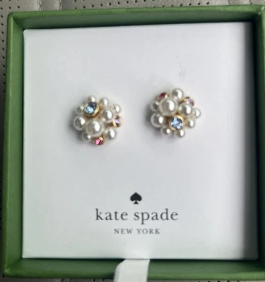 NWT Kate Spade Pearl Caviar Studs Earrings - Image 1 of 3