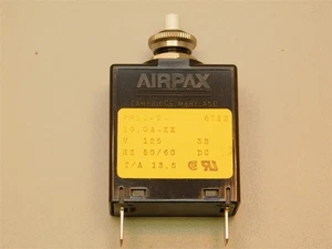 Airpax PR11-2-10.0A-XX 10A 125VAC/32DC 50/60Hz Push to Reset Circuit Breaker - Picture 1 of 3