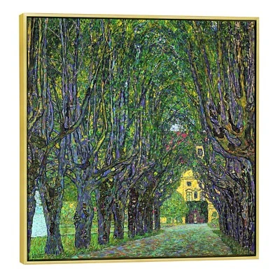 Холст печать Климт картина Repro домашнего декора стены искусства абстрактный Avenue зеленый - Изображение 1 из 4