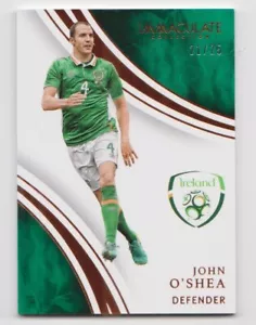 Panini Immaculate Collection Soccer Bronze 2017/25 John O'shea Irlanda - Imagen 1 de 1