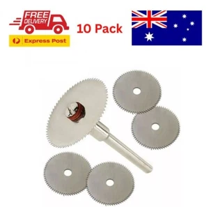 10 Pcs Mini Rotary Tool Circular Saw Blades - Set for Dremel and Power Tools - Picture 1 of 2