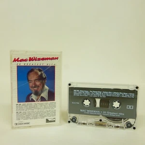Mac Wiseman 20 Greatest Hits 1987 Cassette - Picture 1 of 9