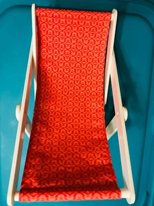 AMERICAN GIRL SWIMMING POOL BEACH CHAIR - Picture 1 of 3