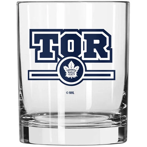 Toronto Maple Leafs Letterman 14oz. Rocks Glass Cover