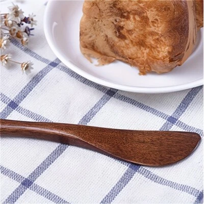3pcs Wooden Dinner Butter Knifes Cheese Spreaders Mini Spatulas for Kitchen - Image 1 of 4