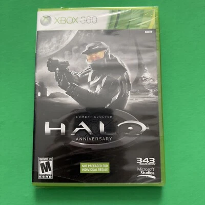 Halo: Combat Evolved - Anniversary Microsoft Xbox 360, 2011 Game Factory SEALED - Image 1 of 4