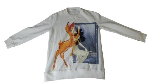 Felpa subacquea Givenchy Bambi stampa neoprene media unisex