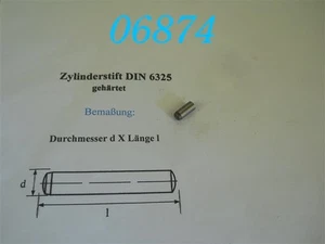 25 PIN CILÍNDRICO 6x14 mm TOLERANCIA M6 -DIN 6325- - Imagen 1 de 1