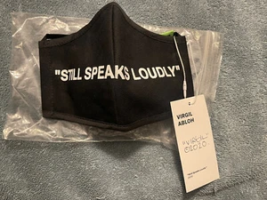 Virgil Abloh x OFF-WHITE Face Mask - “STILL SPEAKS LOUDLY” Artist Edition (BNIB) - Picture 1 of 2
