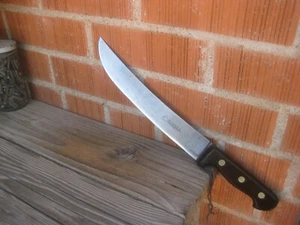 Cuchillo de corte vintage de 10" de la década de 1940 * K. C. SEELBACH * cimétrico de carbono ALEMANIA - Imagen 1 de 10